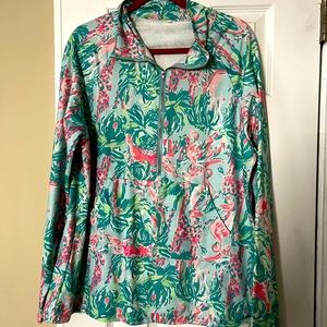 Lily inspired L/XL sweat shirt material jacket. Like new condition